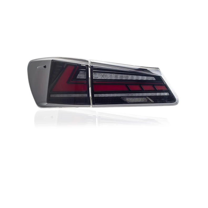 Modified version Full LED Tail light Suitable for 2006-2012 Lexus Is LED taillights car accessories  Black/Red tail rear light