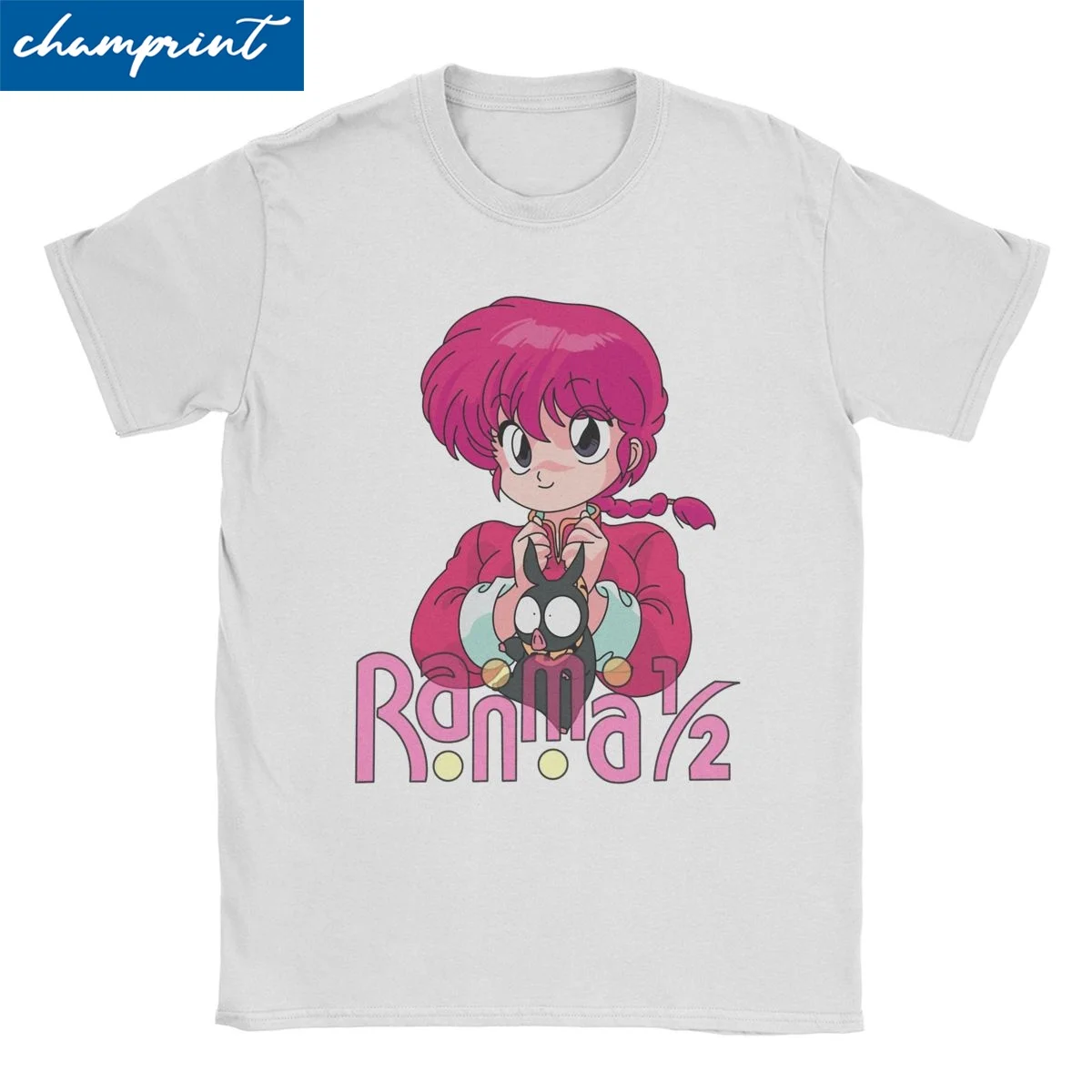 Men Women Japanese Comedy Anime T Shirts Ranma 1/2 100% Cotton Clothing Vintage Short Sleeve O Neck Tees Plus Size T-Shirts