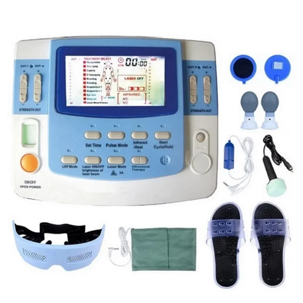 Laser Physiotherapy Arthritis Ultrasound Tens Electrical Stimulator Full Body Physical Therapy Massager Ultrasonic