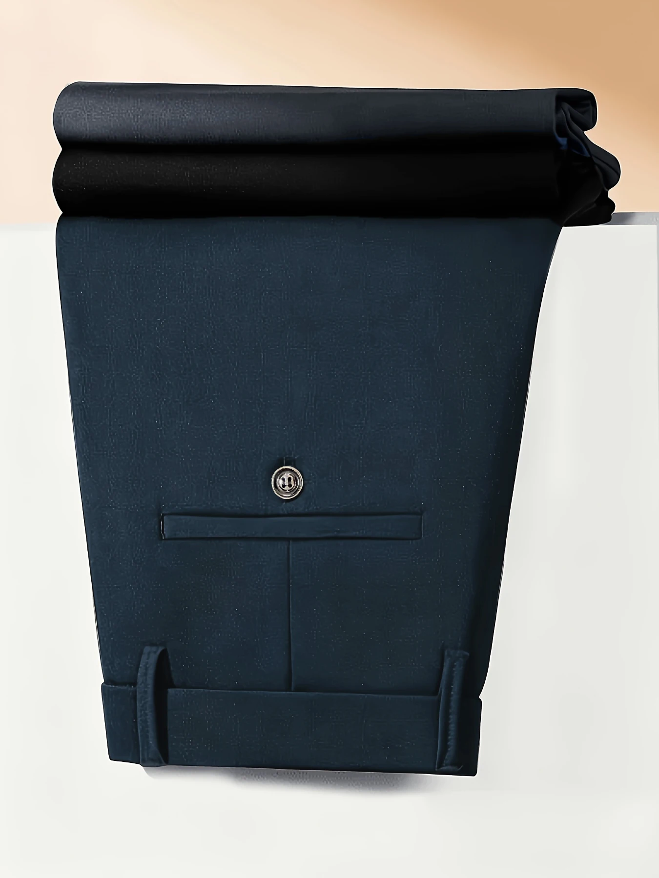 3-Pack Premium Men's Solid Formal Dress Pants Multi-Pocket Button Trousers Multiple Color Options for Office Work And Parties