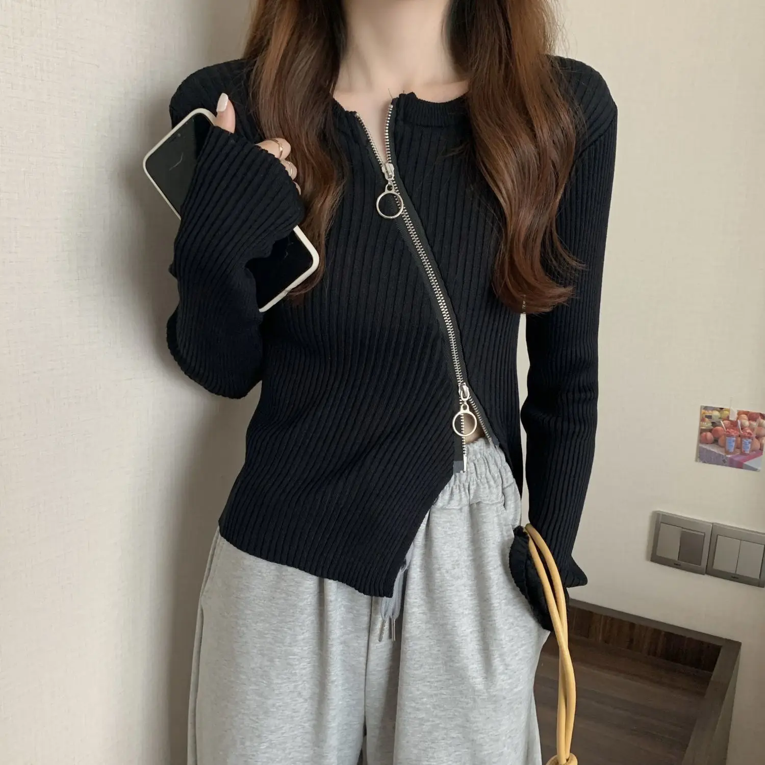 

Sweaters Jumpers Cardigans Womens Illusion Textured Material Flower Clasp Regular Winter Garden Vintage Sweet Pretty Fashion Ins