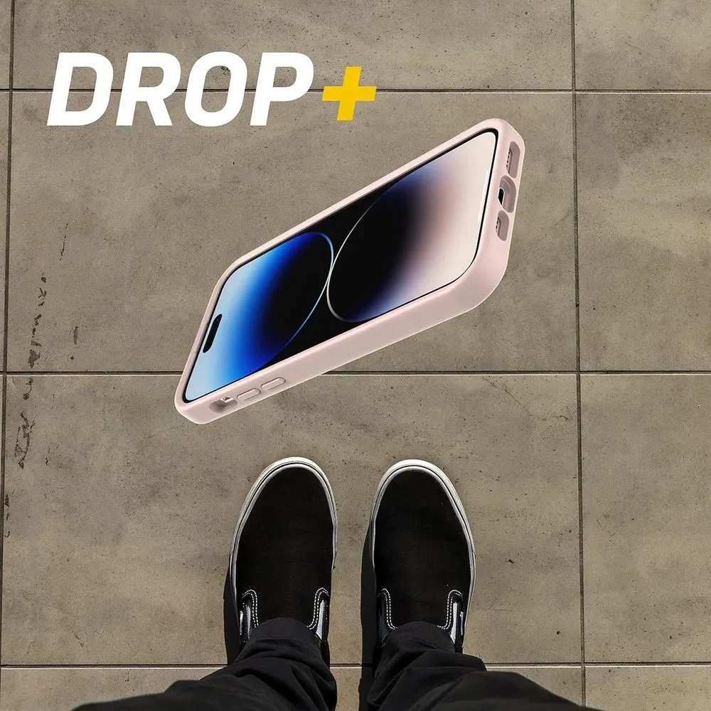 حافظة OtterGrip Symmetry لهاتف iPhone 14 Pro Max - وردي، مقابض وMagSafe متوافقة، تصميم أنيق، إطارات مرتفعة للشاشة والكاميرا