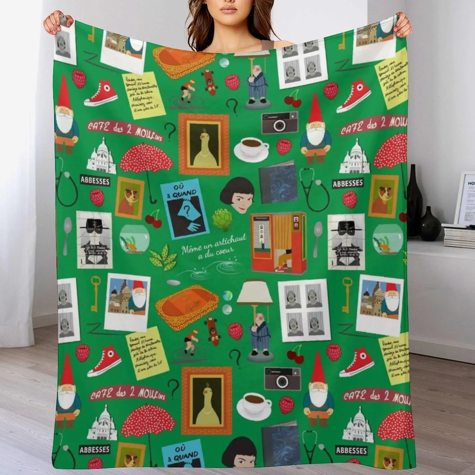 Amelie Throw Blanket Tourist Decorative Throw Travel Stuffeds Blankets