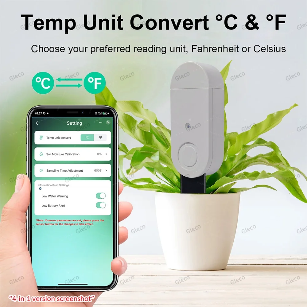 Zigbee-Bodenfeuchtesensor, Temperaturmesser, Feuchtigkeitsmesser, Lichtsensor, Fruchtbarkeitsprüfer für Tuya 2MQTT Home Assistant – Detail 7