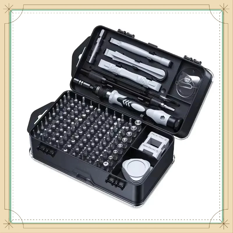 115 in 1 Magnetic Precision Screwdriver Kit Anti-slip Handle Electronics Repair Tools for Phone Laptop PC Maintenance