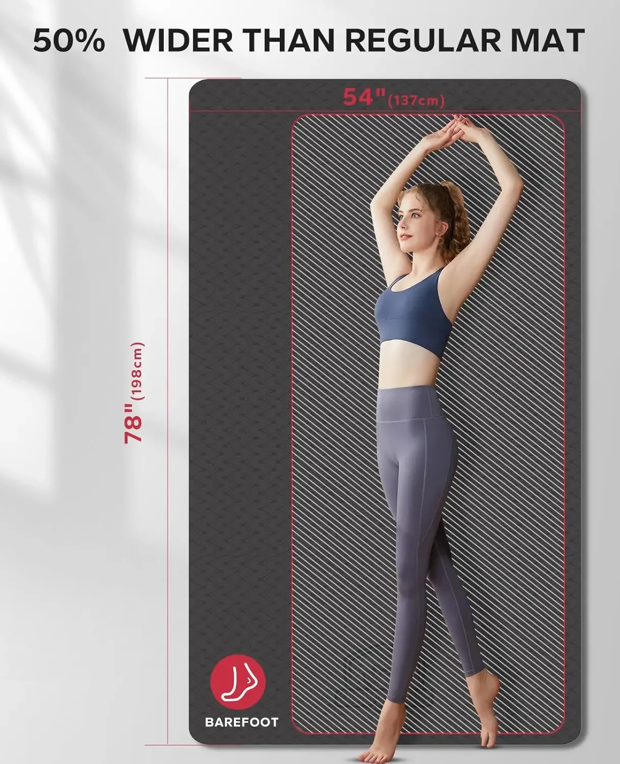 Extra Large Yoga Mat - 72