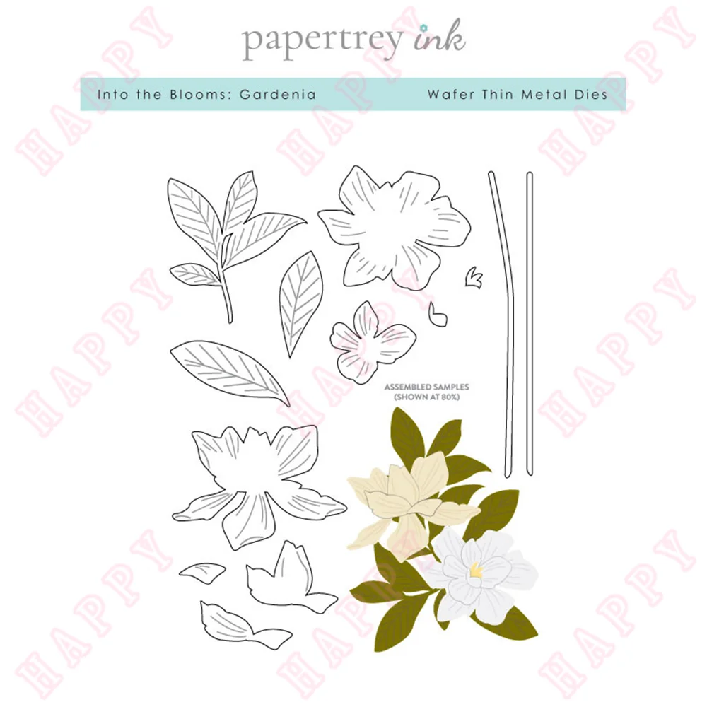 

Metal Cutting Dies Gardenia DIY Scrapbooking Paper Craft Diary Decoration Greeting Card Handmade Embossing New Product 2022 Mold