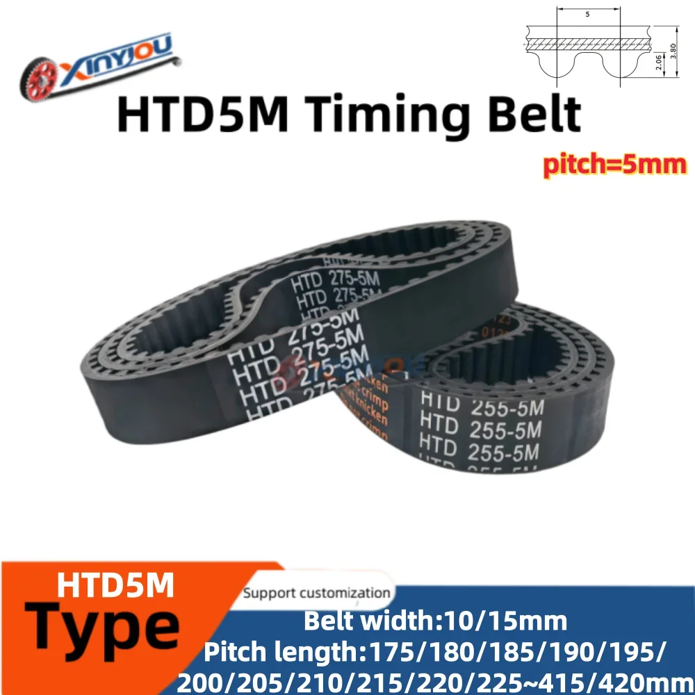 HTD5M Rubber Timing…