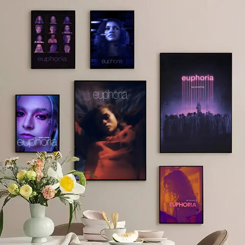 Affiche EuphoriaS inspirée de I-Inspired, affiche personnalisée en PP, autocollant mural épaissi pour la décoration de la maison