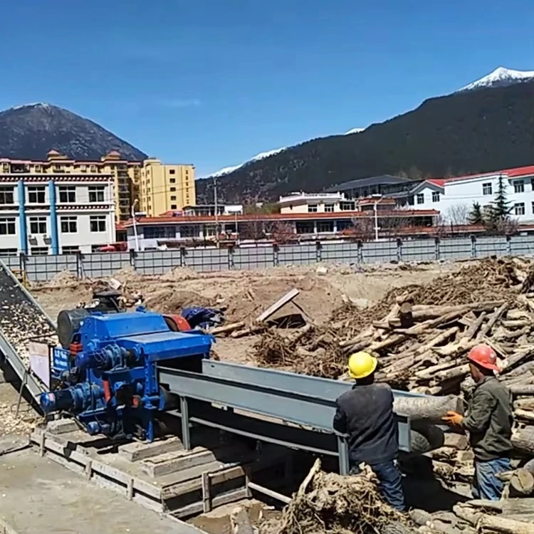 High Performance Simple Operation Logs Wood Chipper Shredder Strong Drum Wood Chipper