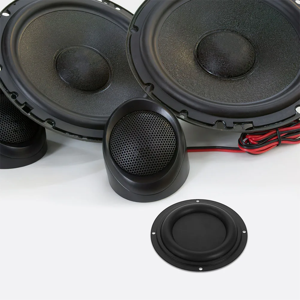 

2Pcs Bass Speaker Round Diaphragm Radiator Film Rubber Replacement DIY Speaker Audio Bass Vibration Membrane Rubber Diaphragm