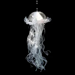 Jellyfish Light Night Lamp Lantern Hanging Nautical Decor Decorations Ocean Girls Room Lighting Style Up Aquarium Ornament