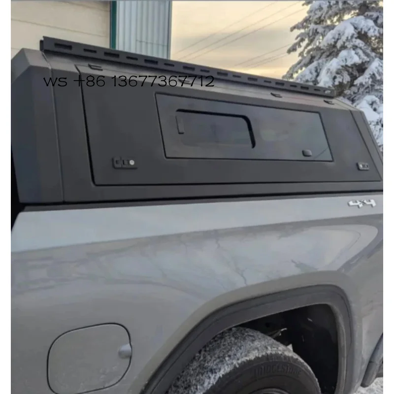 

Factory hot salesHeavy-Duty Waterproof Anti-Rust Aluminum Alloy Pickup Canopy Silverado Single Cab 6.5FT Truck Bed Campe