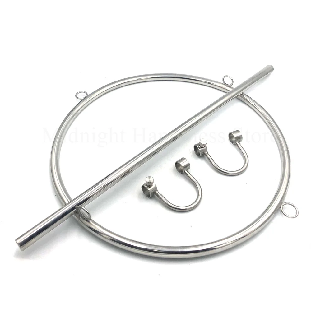 Stainless Steel Turtle Line Lock Buttocks Restraint Device Link Handcuffs 18 Hip Bondage Steel Slave BDSM Sex Toys For Couples