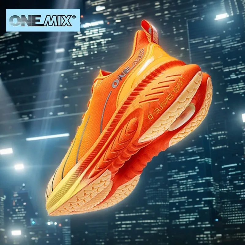 

ONEMIX 21608 All in One Vacuum Foam Running Shoes Men's Shock Absorbing Trainer for Long Distance Daily Use