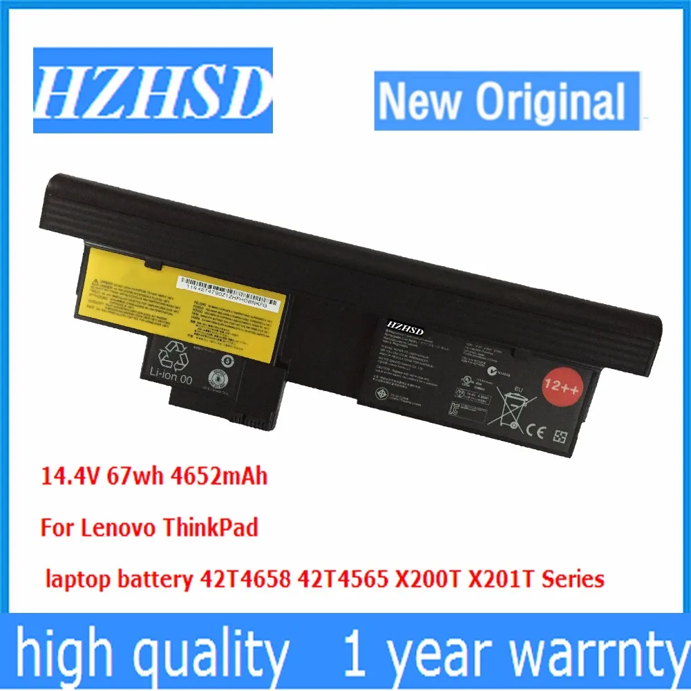 

14.4V 67wh/4600mAh New Original X200T laptop battery 42T4658 42T4565 For Lenovo ThinkPad X201T