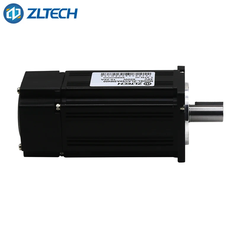 3 phase AC 48V 400W 60mm Nema 24 1.27N.m 3000RPM 8.4A brushless servo motor with 1250 line encoder for jacquard machine