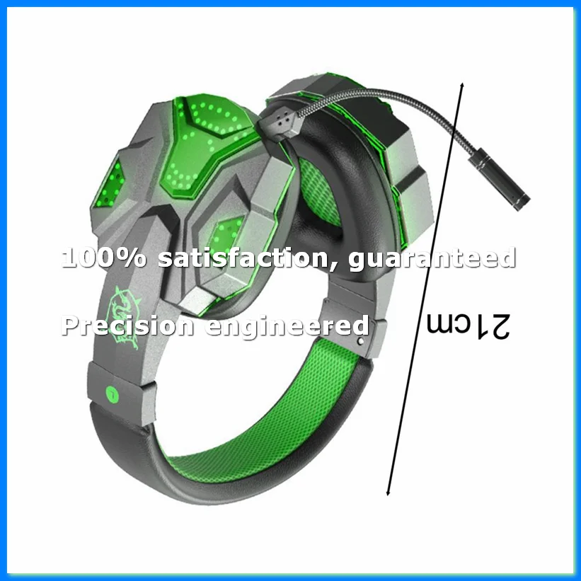 ●Wireless Headset Gaming Headset Surround Sound RGB Gaming Headphone with Mic for PC Switch Gamer Black Blue
