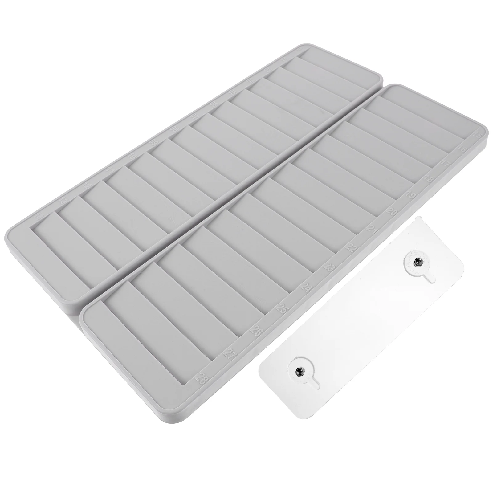 Business Card Holder Material Rack Baseball Attendance Cards Grey Pp Slot Pockets Slim Wallet