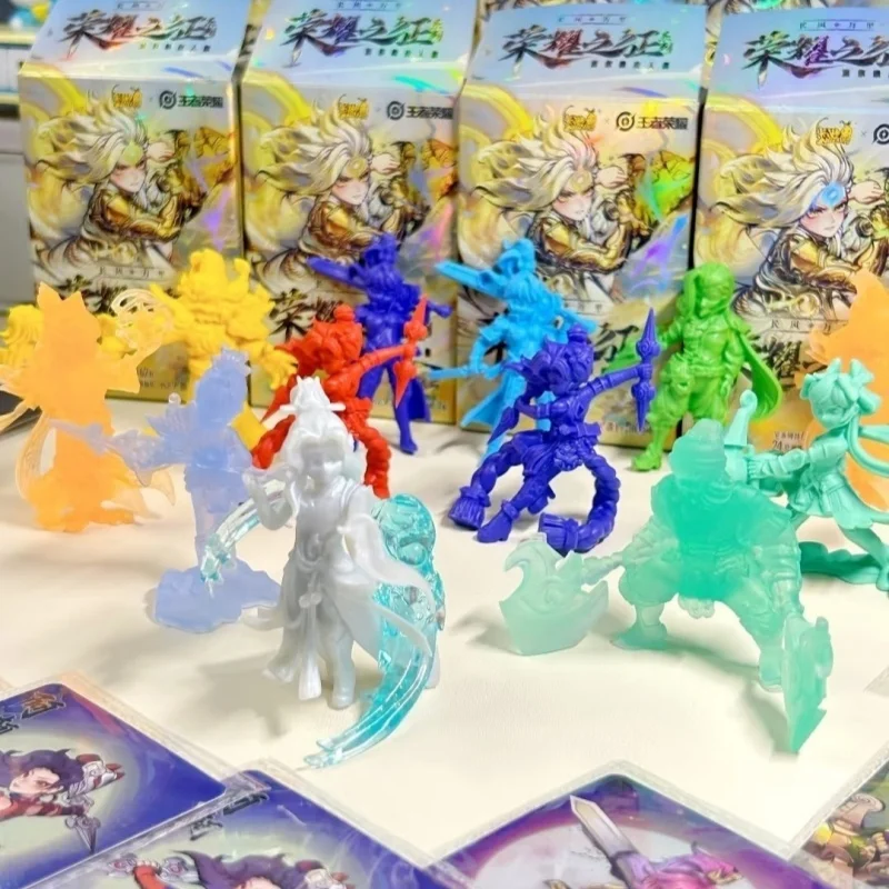 

KAYOU King of Glory Mini Rubber Doll Honor Quest Series Official Genuine Eraser Toy Figure Collectible Blind Box