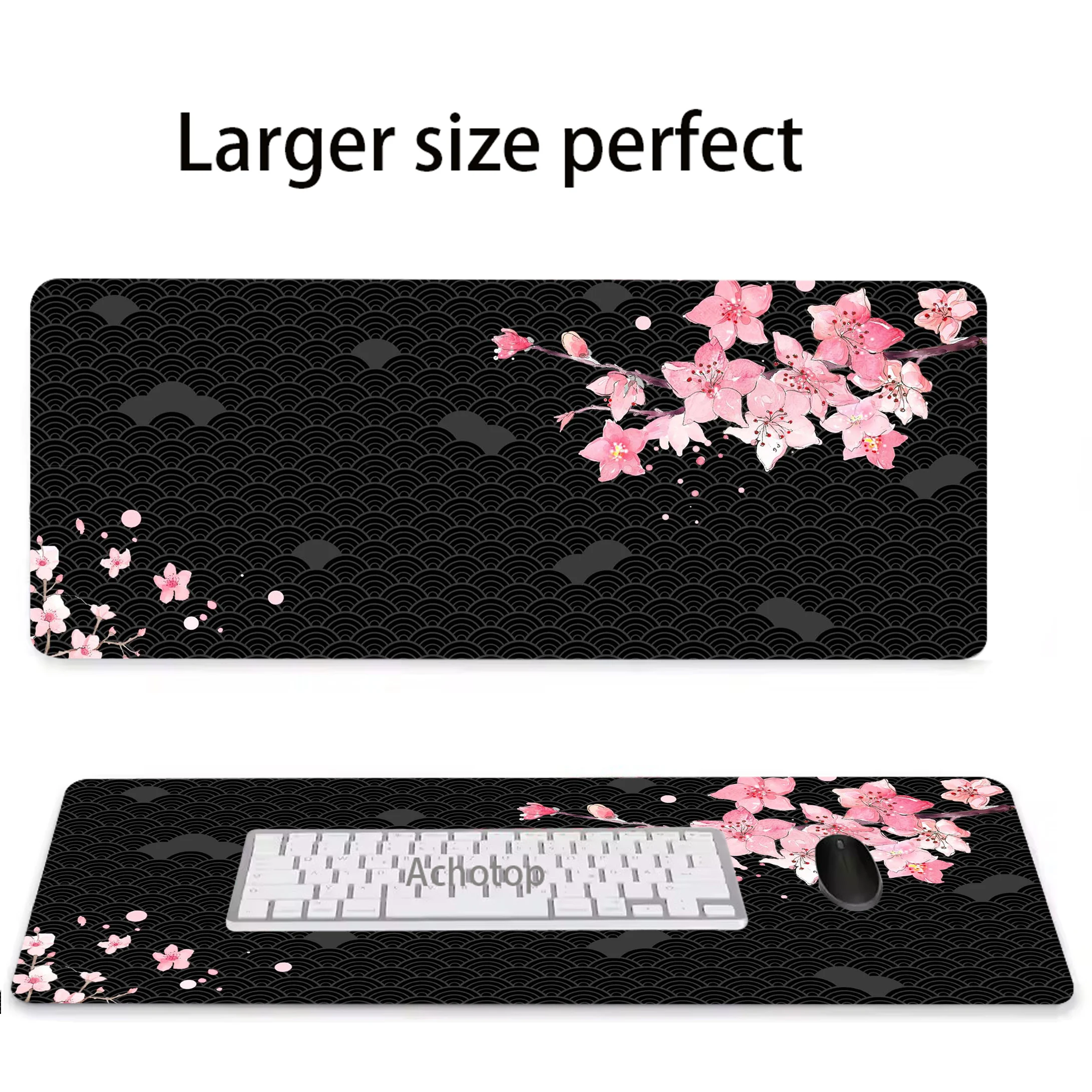 SAKURA TECLADO MOUSEPAD PC GAMER MOUSEPAD RUBBER unslip MOUSE MAT GAMING SPEED KEYBOARD PADS OFFICE RUBBER DESK MAT 700X300MM
