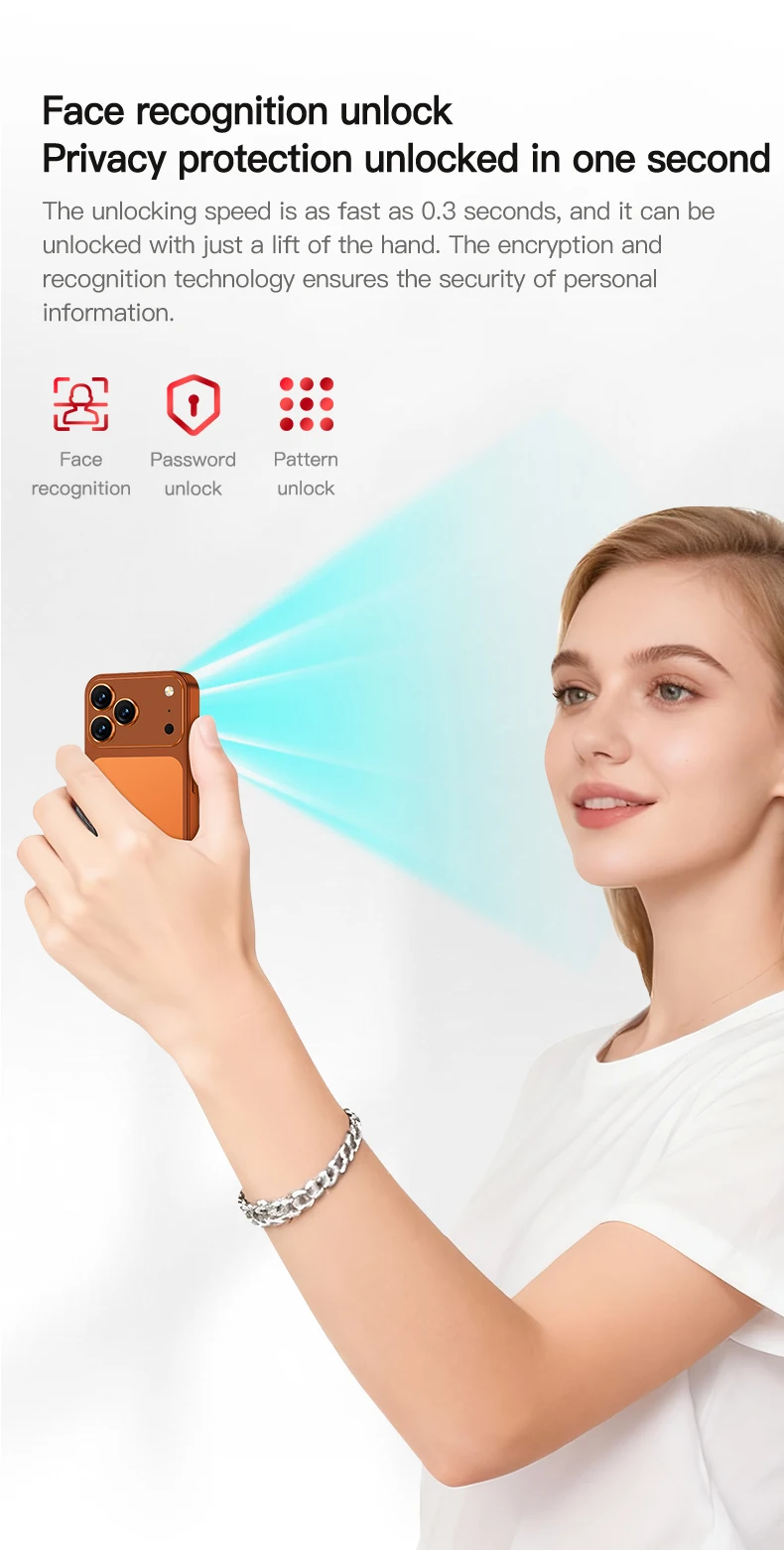 Official SERVO 4G LTE Mini Smartphone Android10.0 System 3GB+64GB Play Store WiFi 2 SIM 4.5" Screen Portable Smart Mobile Phones