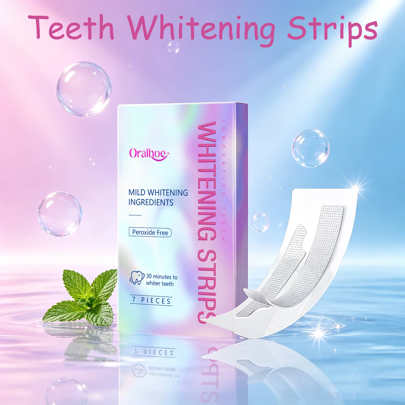 Strip Pemutih Gigi Oralhoe Beb - Teeth Whitening Quick ulasan dan harga