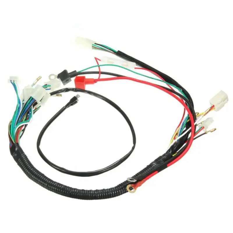 For Most Chinese ATV UTV Quad 4 Wheeler 50cc 70cc 90cc 110cc 125cc Universal Motorcycle Electric Wiring Harness Accessories NEW