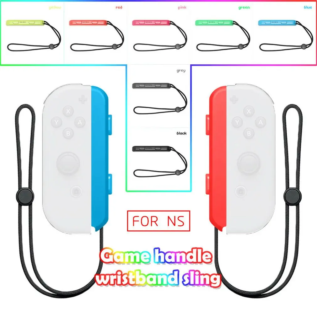 Mando para Nintendo interruptor de mando de juegos, cuerda de mano para Joy-Con, correa para la muñeca, accesorios para videojuegos de ordenador portátil