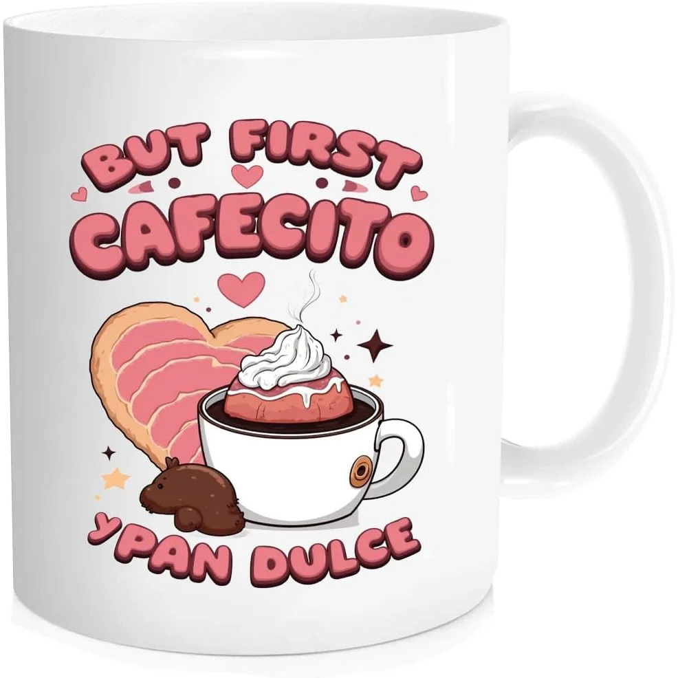 Funny Coffee Mug, Pan Dulce Lover, Conchas Lover, Spanish Coffee And Conchas Pun Mama, Baker Gifts, Mother's Day Birthday Gifts