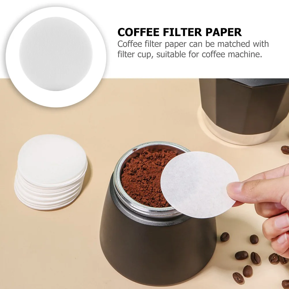 

400pcs Coffee Filter Paper Disposable Portable Filtering Pads For Coffee Machine Brew Oil-Free Bitterness Reduction Filter