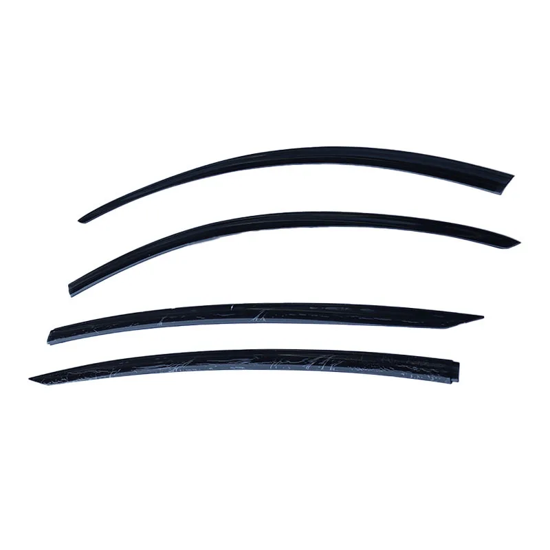Rainproof 4Pcs 3M Tape Install Window Visor Thickening Sun Rain Guard Wind Deflector Weathershield For Leapmotor C11 2020 2021