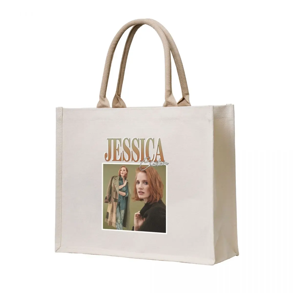 

Music Vintage Jessica Chastain Gift Music Fans Tote Bag Gift bags Reusable bags hand bag bags for women