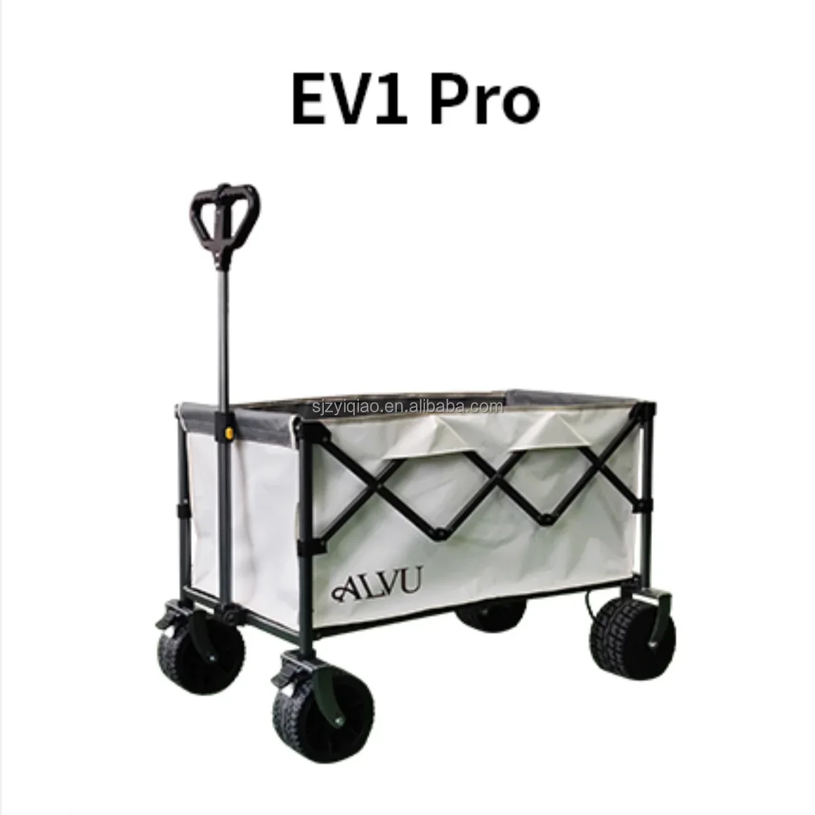 New Arrival High Quality Outdoor Portable Electric Camping Cart With Canopy APPControl LithiumBattery Utility Travelling Trolley