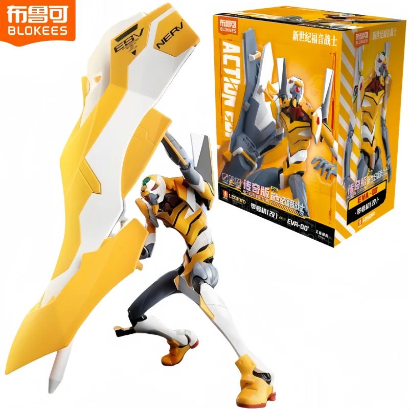 

Оригинальный Blokees Evangelion-Dx Eva Neon Genesis Evangelion Asuka Shinji, собранная фигурка, аниме-робот, доспехи, игрушка в подарок
