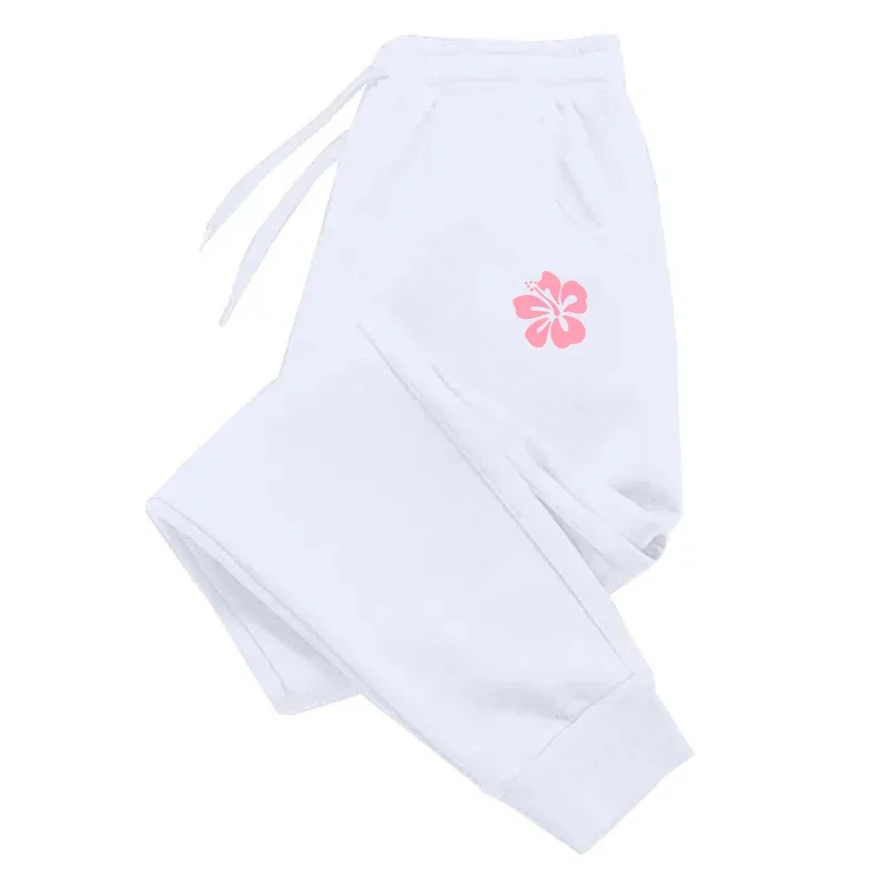 Pantalones de chándal con estampado de flores para mujer, pantalones de moda informales para uso diario, pantalones deportivos para correr, gran oferta, ropa deportiva de calle para Fitness al aire libre