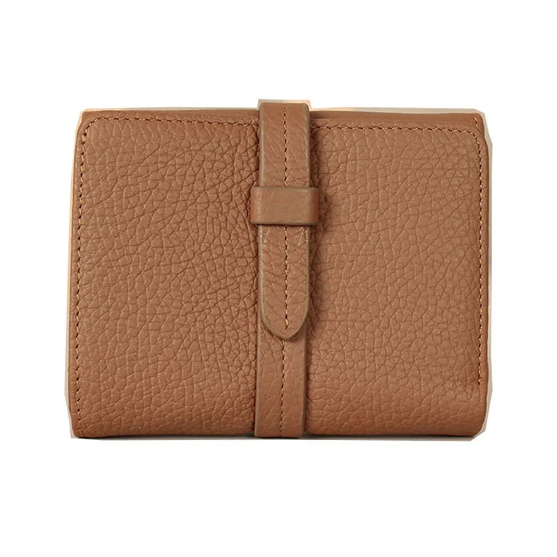 

Короткий кошелек из натуральной кожи, новинка 2025 года, мягкий кошелек из натуральной коровьей кожи, женский мини-держатель для карт, кошелек для монет из воловьей кожи