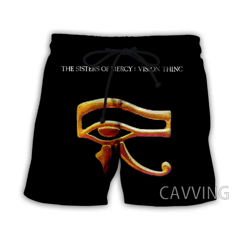 CAVVING 3D Printed The Sisters Of Mercy Summer Beach Shorts Streetwear Quick Dry Casual Shorts Sweat Shorts for Women/men