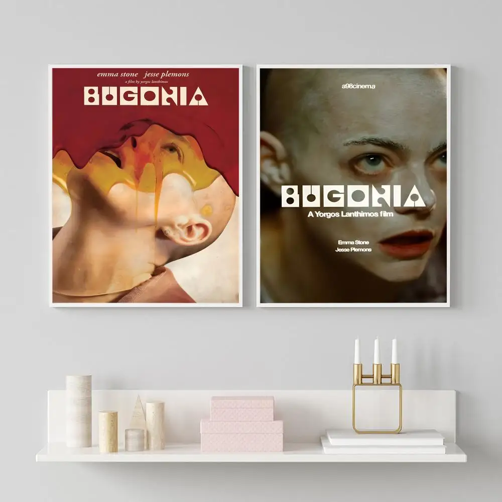 ملصق فيلم Bugonia متعدد الاستخدامات عالي الدقة مقاوم للماء لتزيين الحائط ذاتي اللصق لأي مساحة هدية مثالية