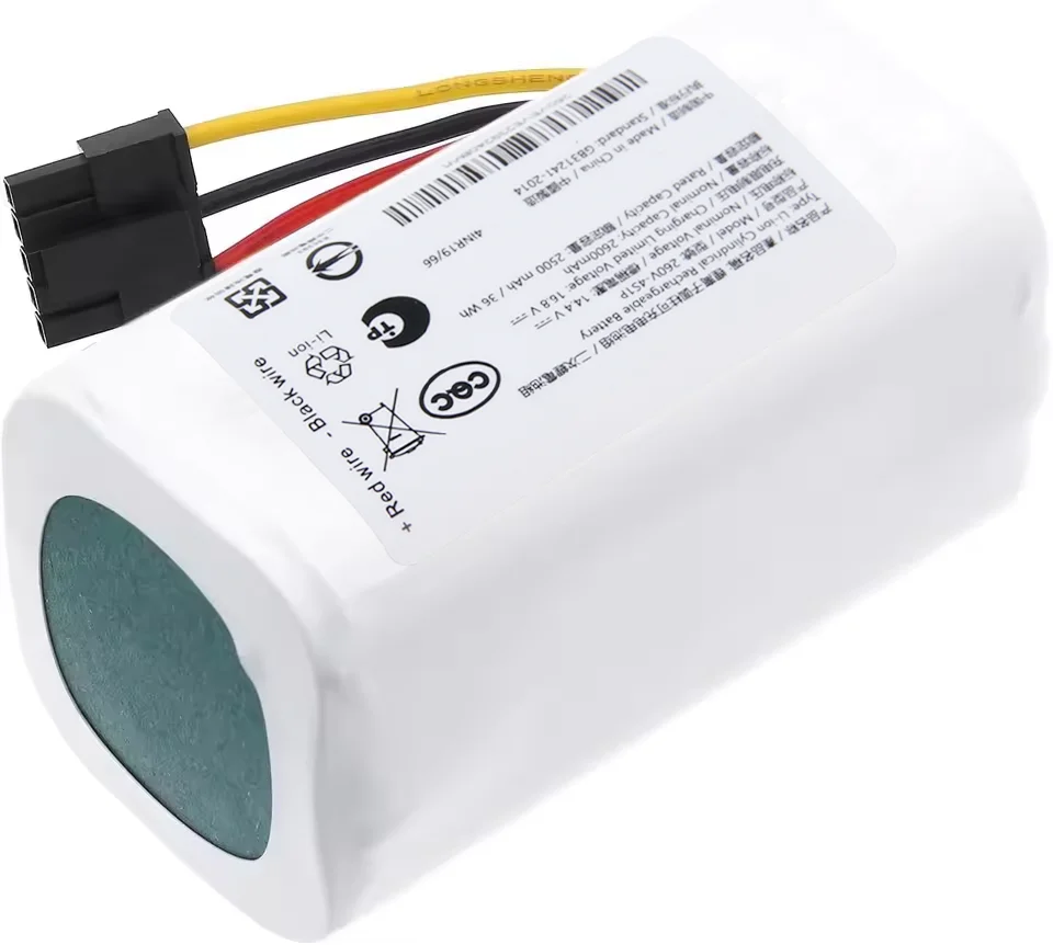 260V-4S1P Replacement Battery For Xiaomi Robot Vacuum E10 E10c C103 Mop 2 Lite Battery 2600mah image 3