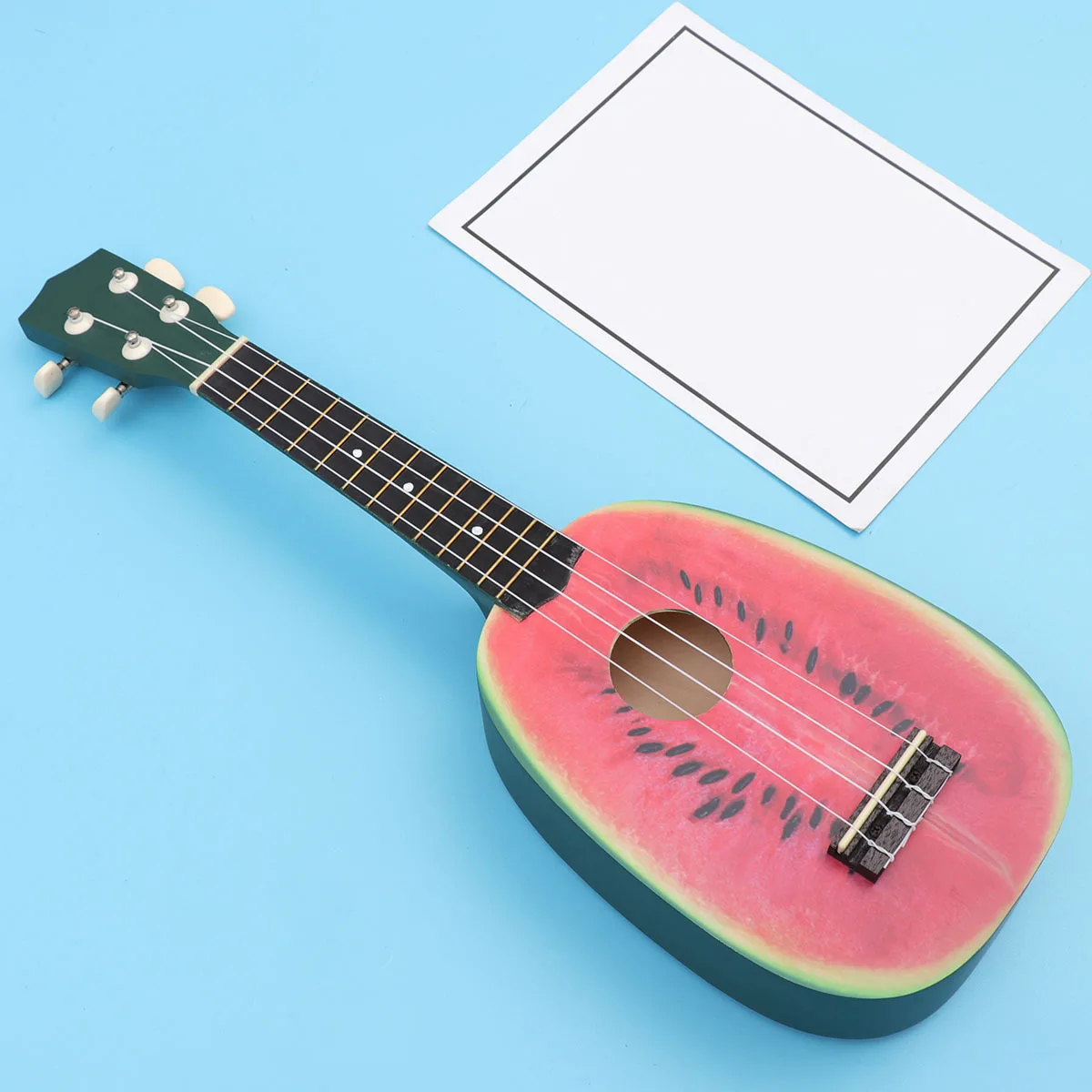 

Concert Ukulele 21 Inch 4 String Sapele Body Musical Instrument For Kids Children Adults Watermelon Design Portable