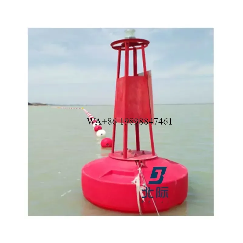 Wmwmnu for Factory Large Diameter 1200mm Steel Frame Nautical Marine Buoys Cylindrical Navigation Buoy Tall Channel Lateral