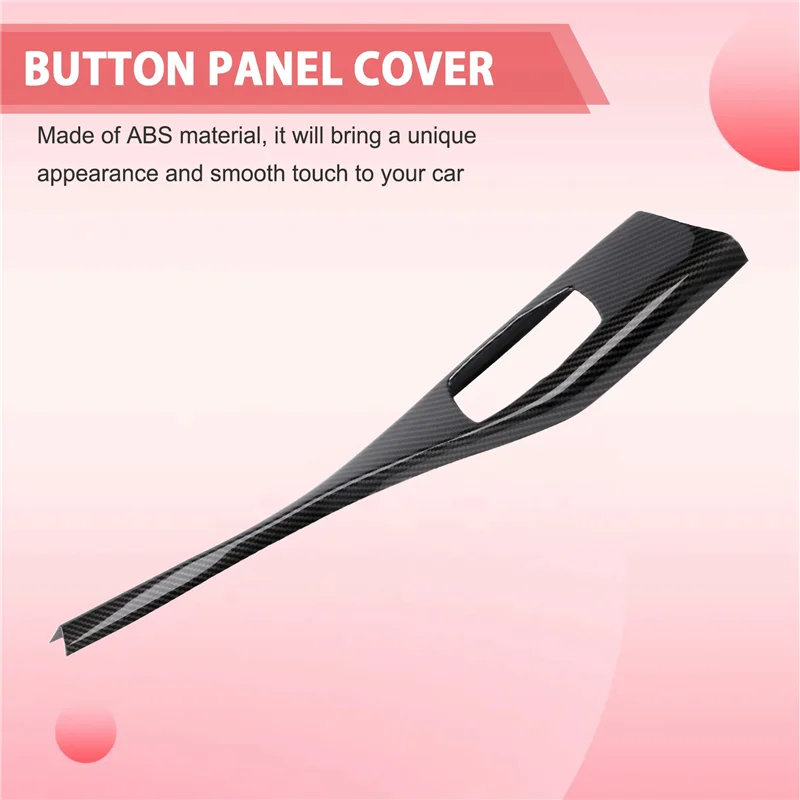 

L39A-углеродное волокно, мультимедийная кнопка, наклейка на панель для BMW 1 серии F20 F21 116I 118I 12-18 2 серии F22 F23