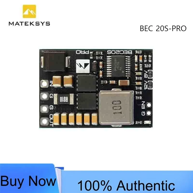 BEC 20S-PRO Step-Down Regulator 7-85V to 5V 8V 12V 5A for FPV Racing Drone RC Parts Mateksys MATEK