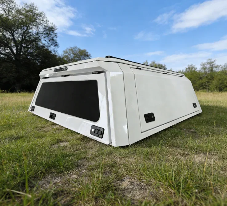Waterproof Folding Frd F150 5.5 ft Retractable Locking Tonneau Canopy Cover Truck Bed Cargo Pickup High Truck Topper