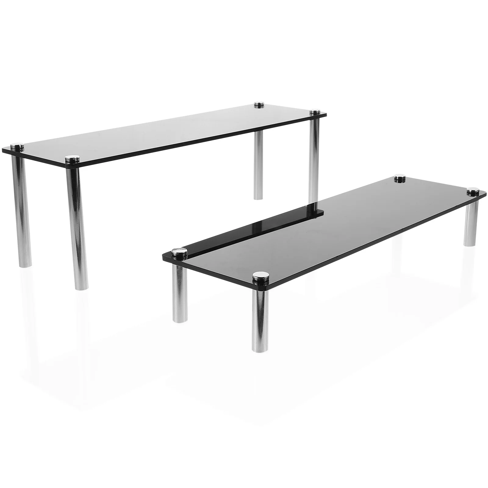 

2Pcs Acrylic Cake Stand Multi-Layer Cupcake Display Rack Detachable Dessert Table Organizer Stable Display Shelf