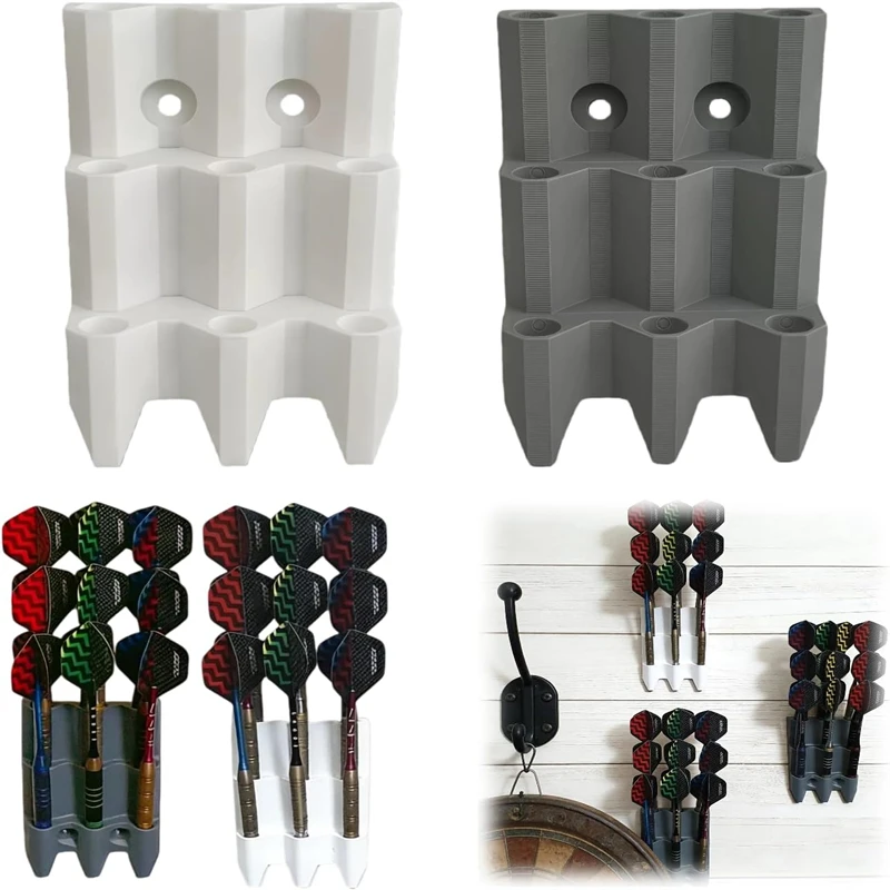 

1/2pcs Minimalist Dart Display Rack, Wall Mount Holds Darts, Sturdy PLA for Home Game Room, Gift for Players