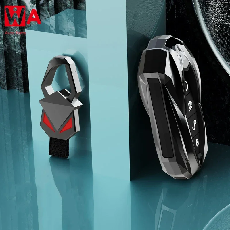 

Alloy Car Key Fob Case Cover For BYD Han Ev Tang Second Generation Dm Qin PLUS Song Pro MAX Yuan Roadster Keychain Accessories