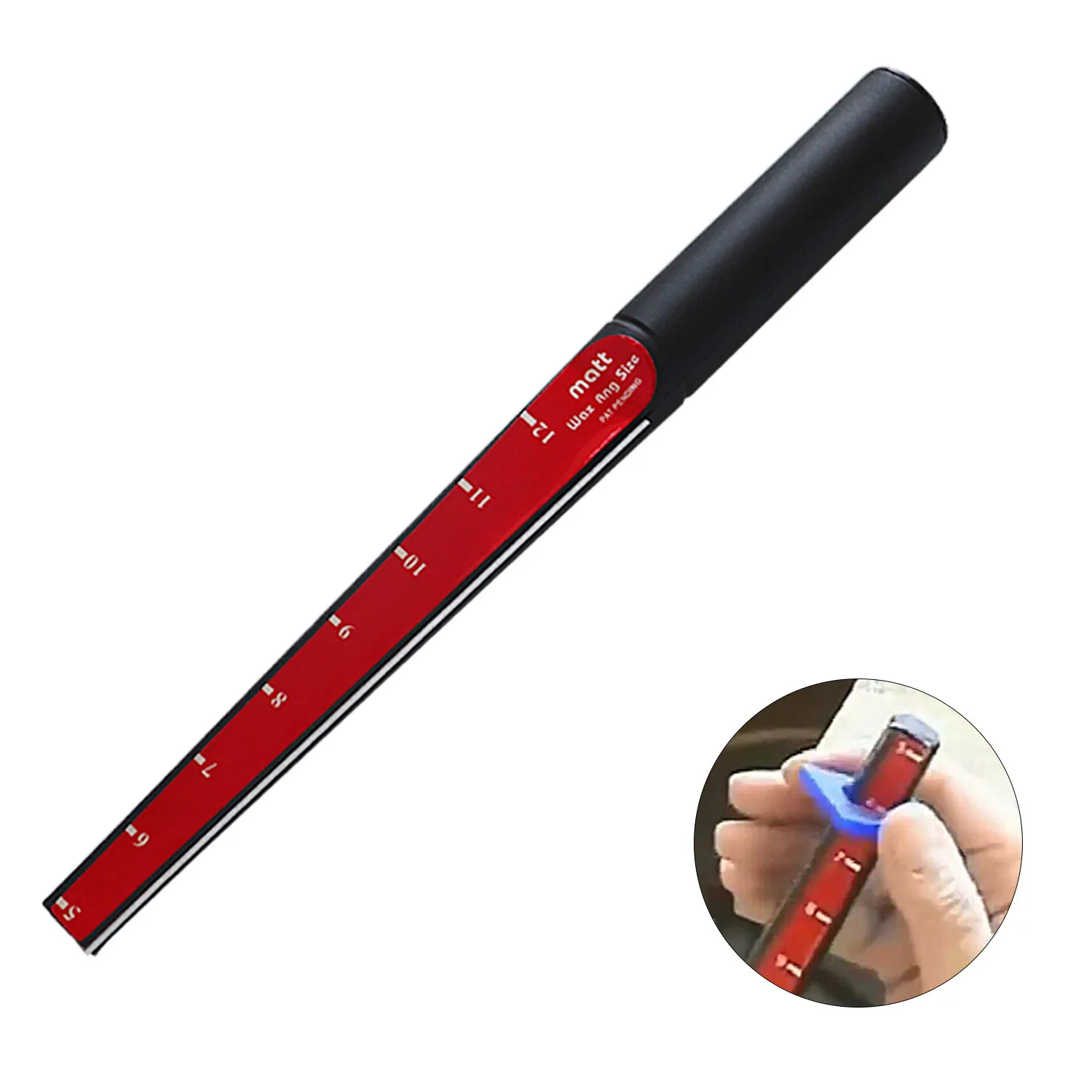 

Ring Sizing Tool Set: Mandrel Ring Stick and Wax Tube Ring Sizer for Accurate Finger Sizing and Jewelry Making