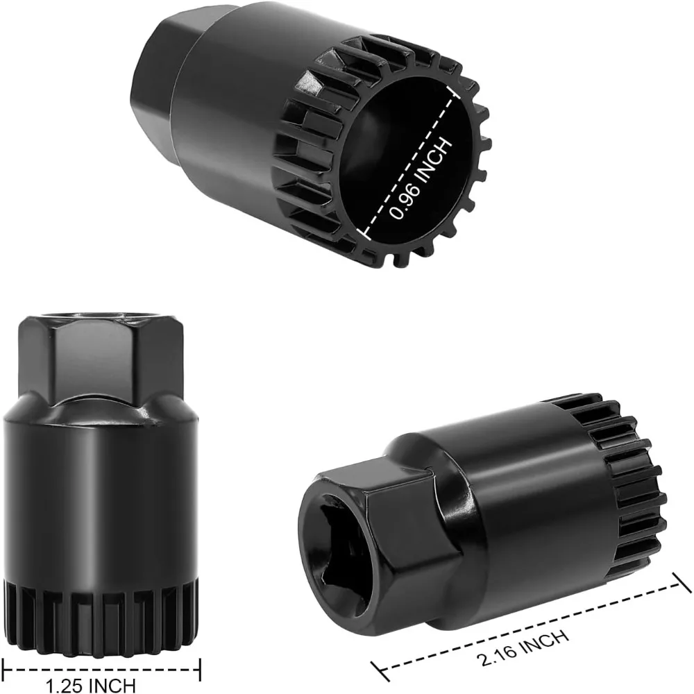 Compact Crank Puller and Bike Bottom Bracket Removal Tool kit-Remover Tool for Square Taper Bottom Bracket, Extractor for Crank view 2